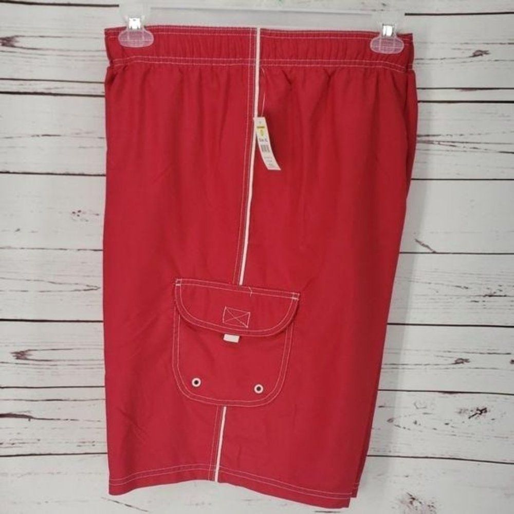 OT Revolution red‎ XL swim Trunks shorts